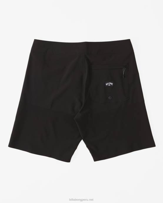 hombres negro Billabong shorts de playa de 19'' para todo el día airlite performance 04LD90