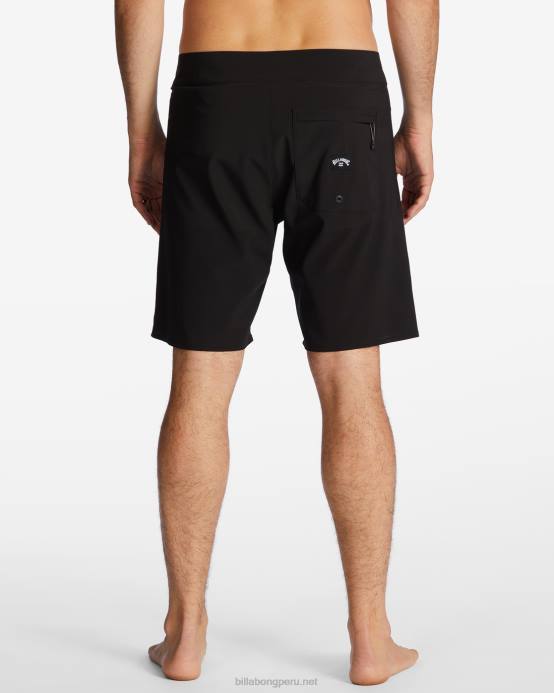 hombres negro Billabong shorts de playa de 19'' para todo el día airlite performance 04LD90