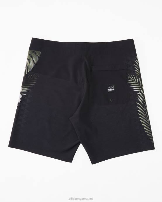 hombres negro Billabong shorts de playa kamea monstera airlite 19'' 04LD123