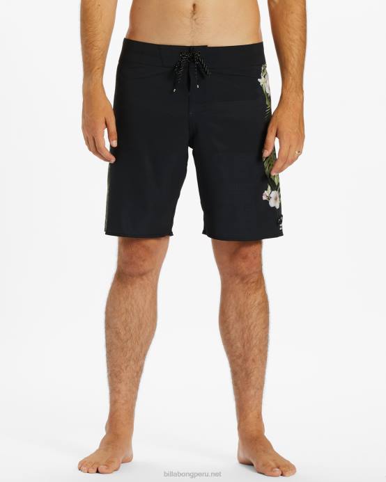 hombres negro Billabong shorts de playa kamea monstera airlite 19'' 04LD123