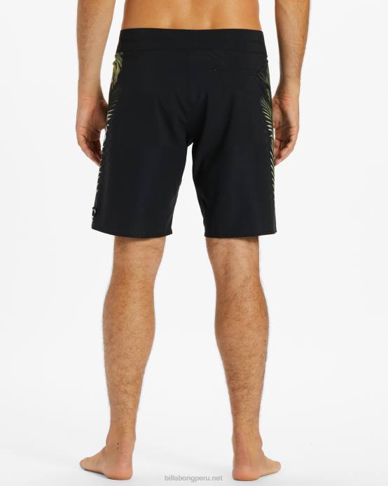 hombres negro Billabong shorts de playa kamea monstera airlite 19'' 04LD123