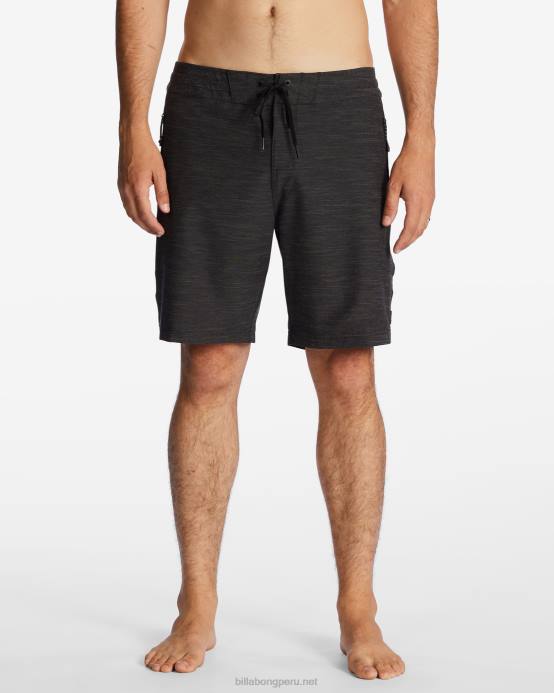 hombres negro Billabong shorts de playa surftrek lo tide 18'' 04LD21