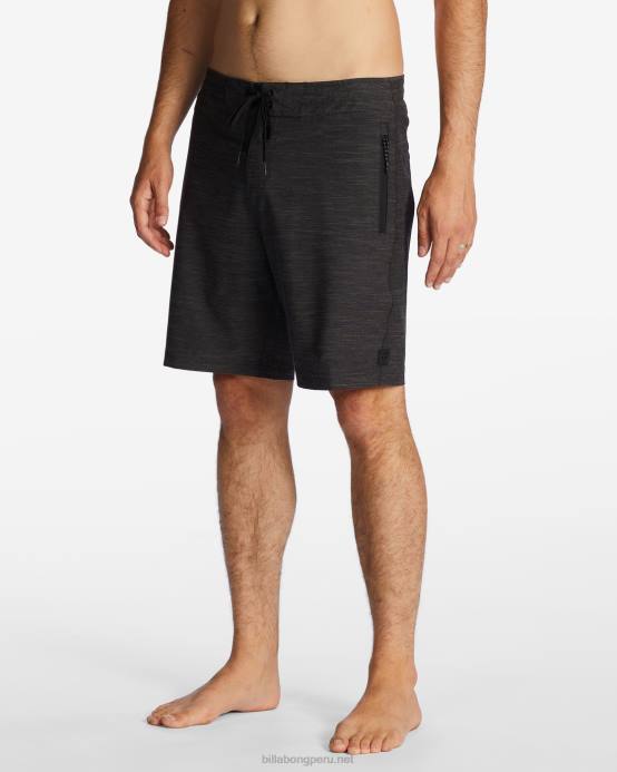 hombres negro Billabong shorts de playa surftrek lo tide 18'' 04LD21