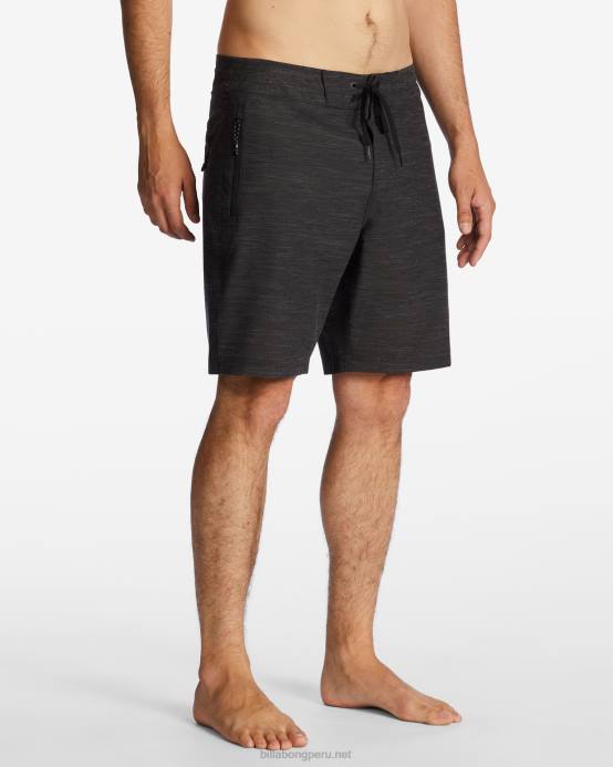 hombres negro Billabong shorts de playa surftrek lo tide 18'' 04LD21