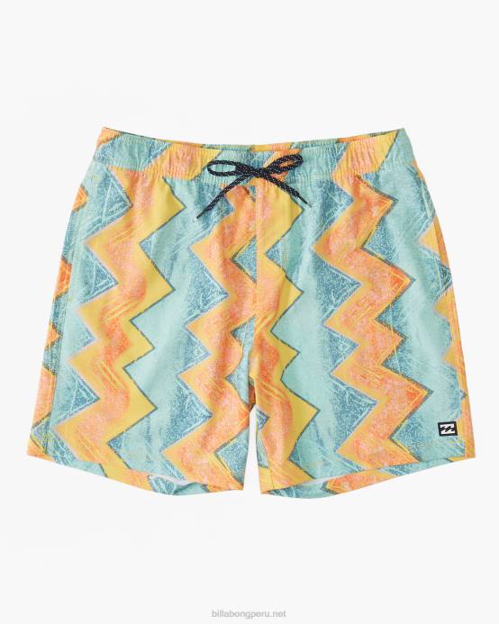 hombres oro Billabong shorts de playa sundays layback 17'' 04LD195