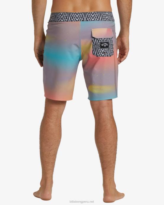 hombres pastel Billabong shorts de baño riot pro performance 19'' 04LD5