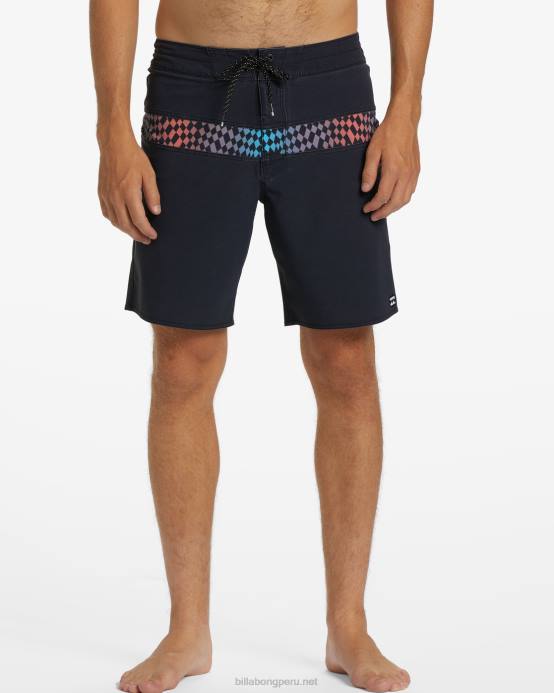 hombres sigilo Billabong shorts de playa de 19'' Momentum Pro Performance 04LD92