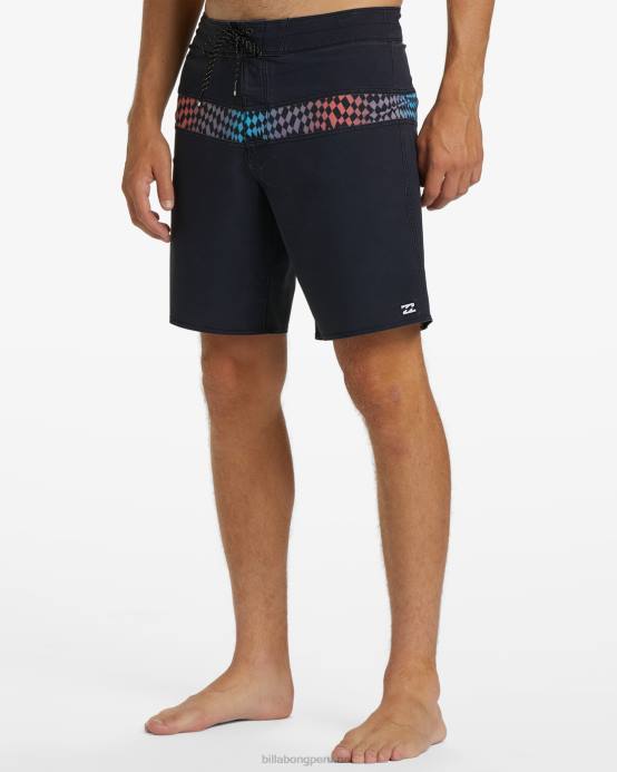hombres sigilo Billabong shorts de playa de 19'' Momentum Pro Performance 04LD92