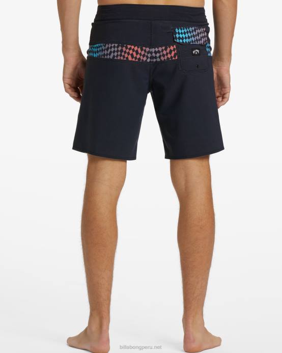 hombres sigilo Billabong shorts de playa de 19'' Momentum Pro Performance 04LD92