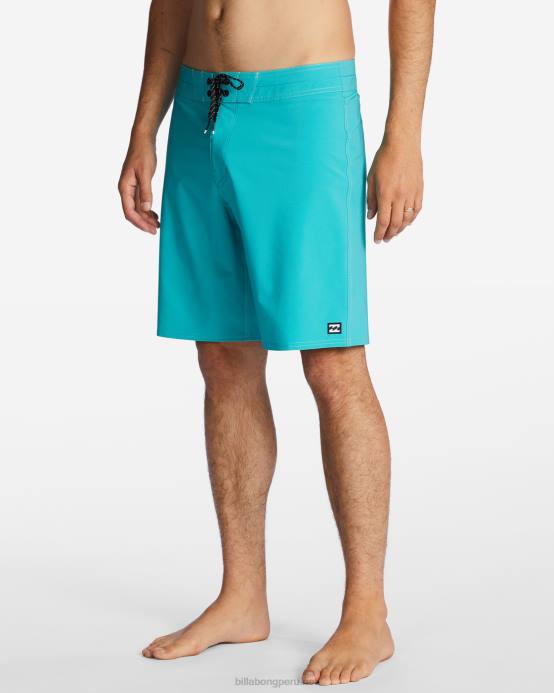 hombres turquesa Billabong shorts de baño profesionales todo el día 20'' 04LD156