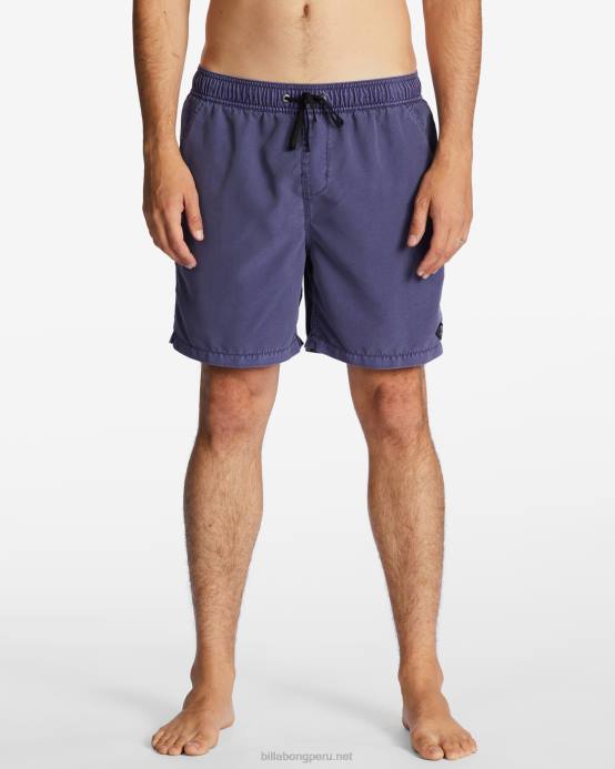 hombres uva polvorienta Billabong shorts de playa de 17'' para todo el día 04LD59
