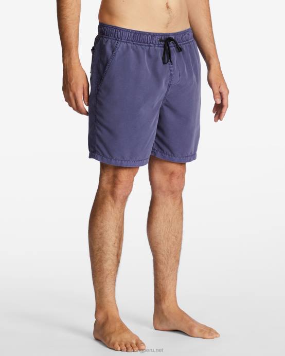 hombres uva polvorienta Billabong shorts de playa de 17'' para todo el día 04LD59