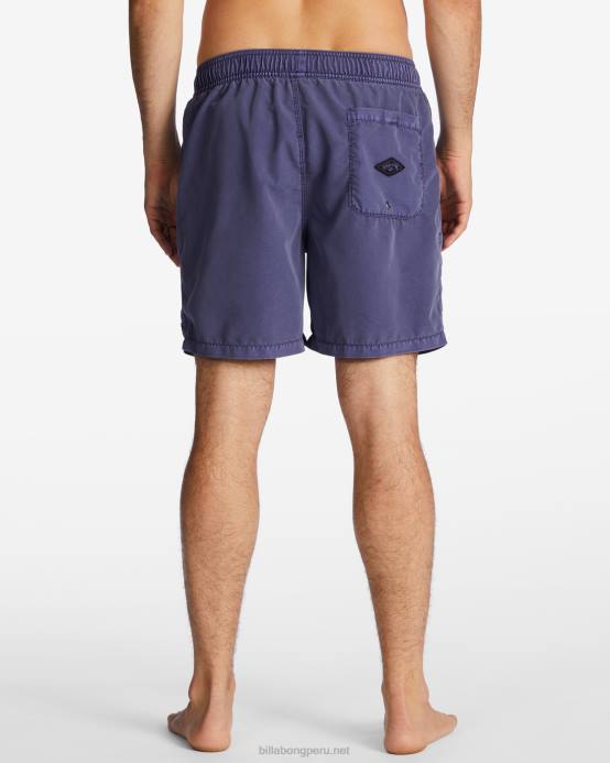 hombres uva polvorienta Billabong shorts de playa de 17'' para todo el día 04LD59