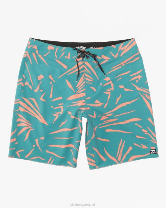 hombres verde azulado Billabong Bañador sundays pro performance 19'' 04LD77