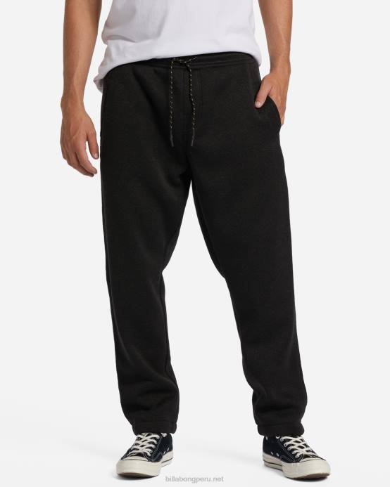 hombres brezo negro Billabong pantalones de chándal a/div border 04LD512