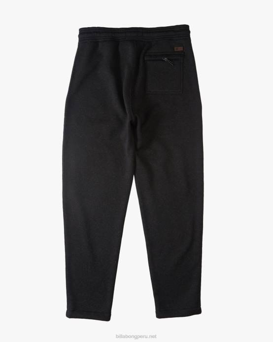 hombres brezo negro Billabong pantalones de chándal a/div border 04LD512