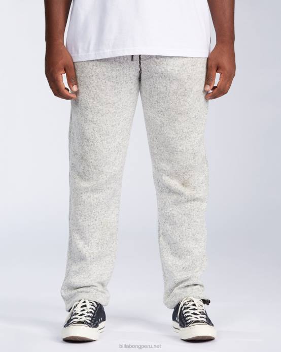 hombres gris claro Billabong pantalones de chándal a/div border 04LD509