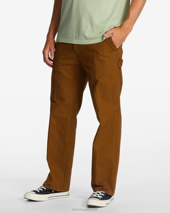 hombres almendra Billabong pantalones de trabajo orgánicos a/div kodiak 04LD454