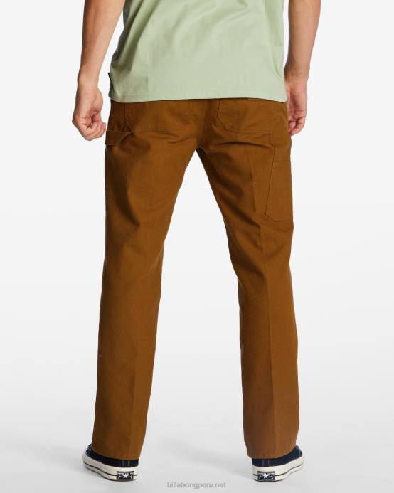 hombres almendra Billabong pantalones de trabajo orgánicos a/div kodiak 04LD454