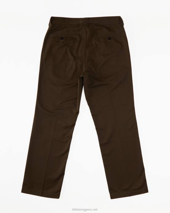 hombres marron oscuro Billabong pantalones de trabajo carter 04LD433