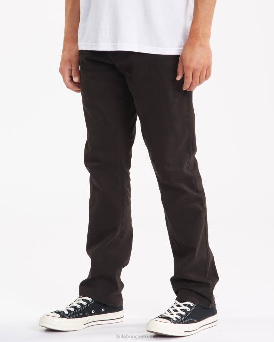hombres negro Billabong 73 pantalones chinos 04LD288