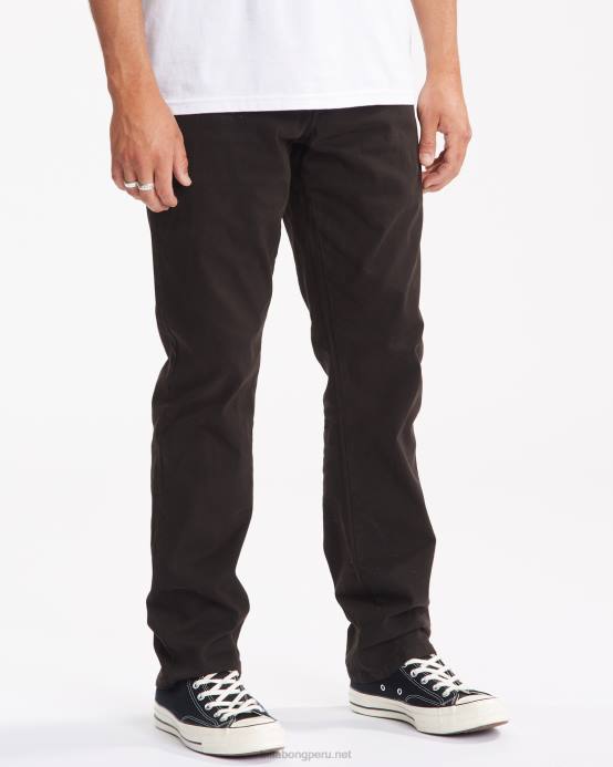 hombres negro Billabong 73 pantalones chinos 04LD288