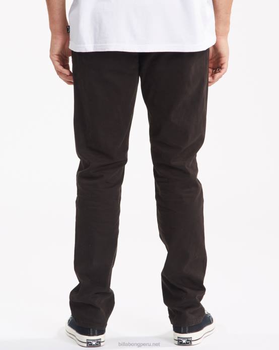 hombres negro Billabong 73 pantalones chinos 04LD288