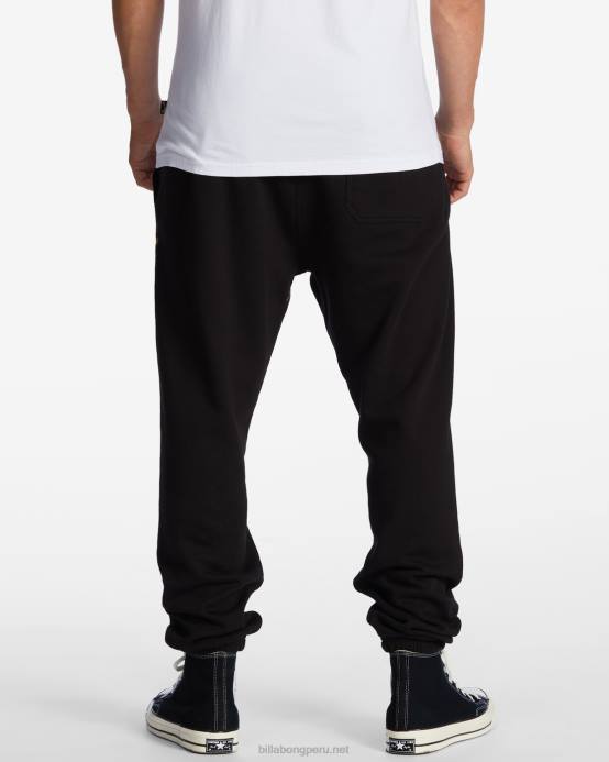 hombres negro Billabong joggers jam de keith haring 04LD223