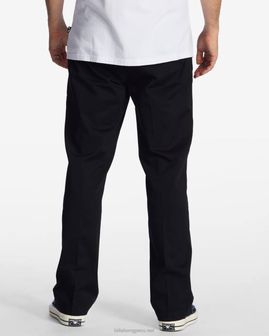 hombres negro Billabong pantalones de trabajo carter 04LD425