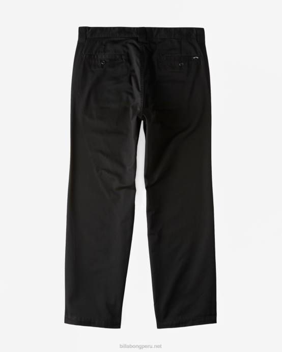 hombres negro Billabong pantalones de trabajo carter 04LD425