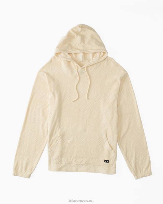 hombres chino Billabong sudadera con capucha y jacquard flecker 04LD651