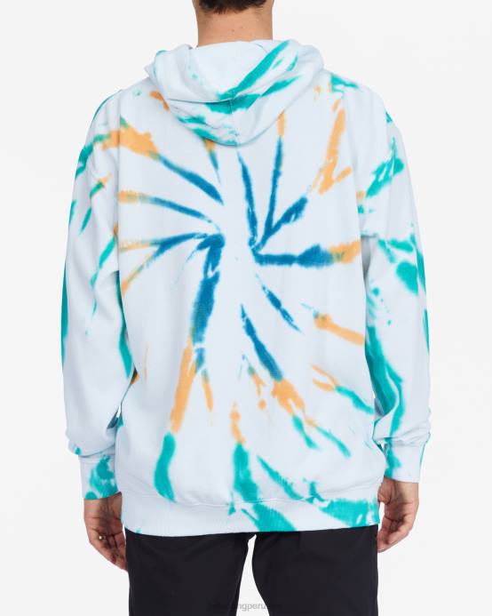 hombres multi Billabong plantas bailan organico sudadera con capucha 04LD518