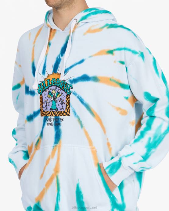 hombres multi Billabong plantas bailan organico sudadera con capucha 04LD518