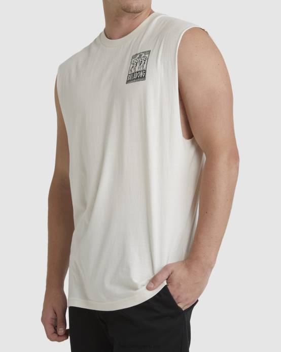 hombres hueso Billabong camiseta musculosa tribu pilpeled 04LD387