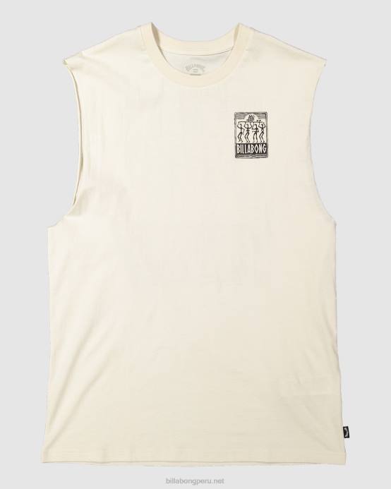 hombres hueso Billabong camiseta musculosa tribu pilpeled 04LD387
