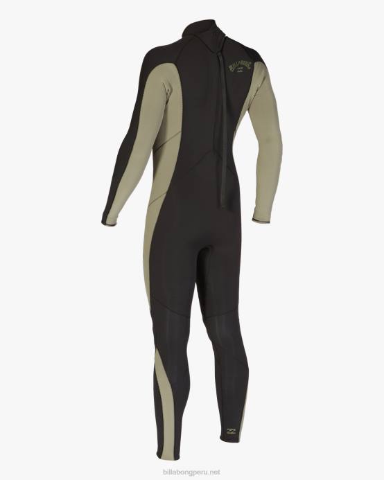 hombres militar Billabong Traje de neopreno completo con cremallera trasera absoluta 3/2 04LD895