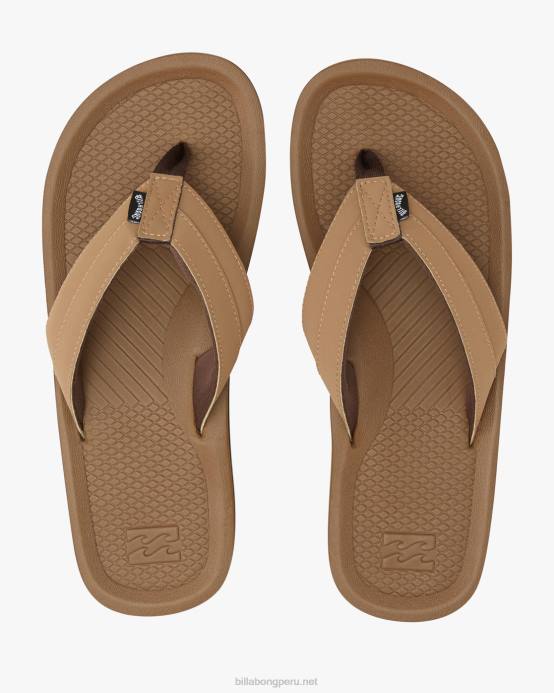 hombres camello Billabong sandalias de impacto en alta mar 04LD837