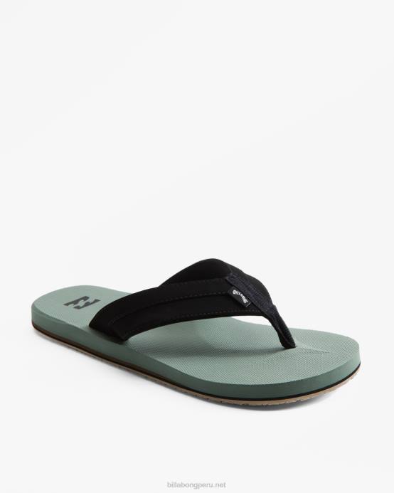 hombres sabio Billabong sandalias sin cordones de impacto todo el día 04LD771