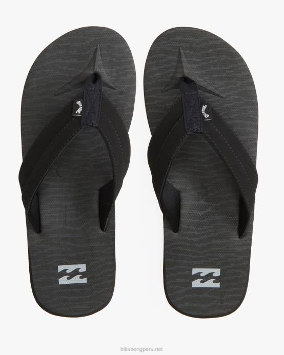 hombres sigilo Billabong sandalias sin cordones con estampado de impacto todo el día 04LD786