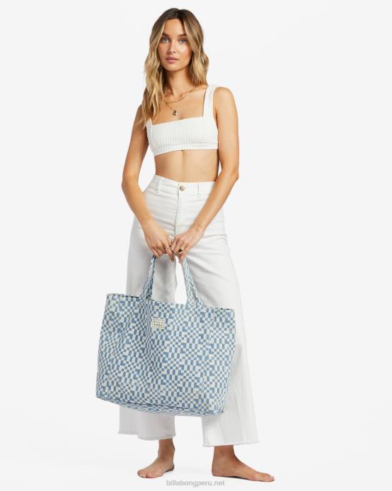 mujer Azul verdadero Billabong bolso de mano tan esencial 04LD2383