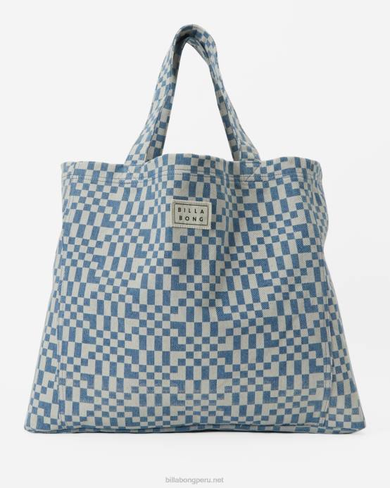 mujer Azul verdadero Billabong bolso de mano tan esencial 04LD2383