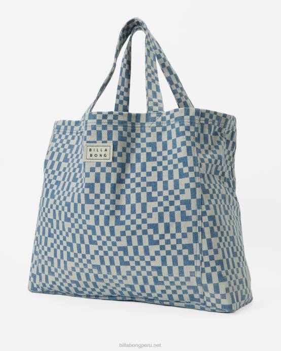 mujer Azul verdadero Billabong bolso de mano tan esencial 04LD2383