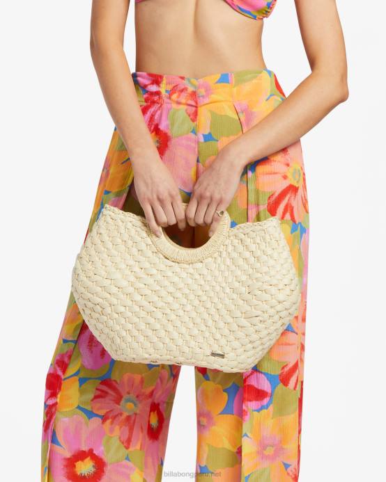 mujer natural Billabong bolsa de paja de playa 04LD2408