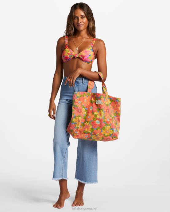 mujer playa Billabong bolso de mano tan esencial 04LD2425