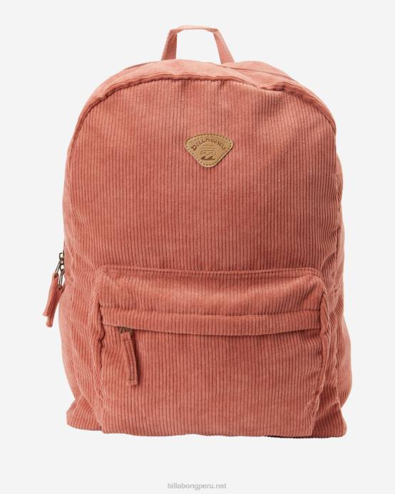 mujer amanecer rosa Billabong Mochila de pana Schools Out 04LD2442