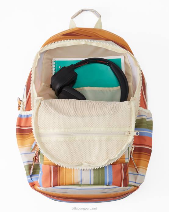 mujer beso naranja Billabong mochila de carretera 04LD2438