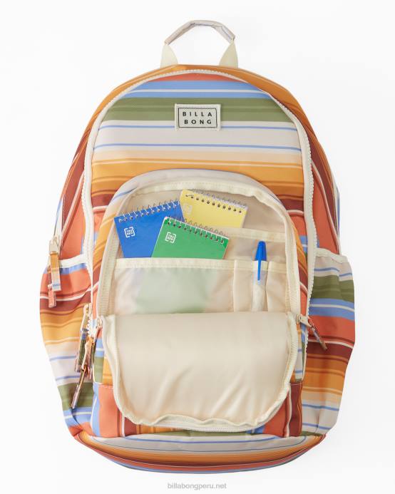 mujer beso naranja Billabong mochila de carretera 04LD2438