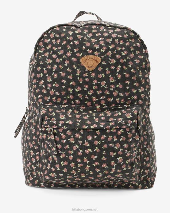 mujer guijarro negro Billabong Mochila de lona Schools Out 04LD2447