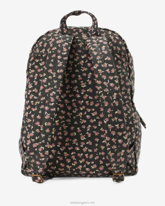 mujer guijarro negro Billabong Mochila de lona Schools Out 04LD2447