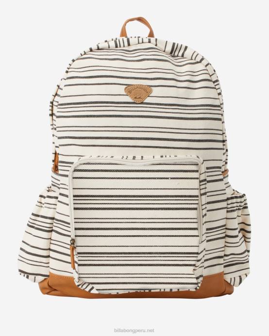 mujer guijarro negro Billabong mochila de lona hogar en el extranjero 04LD2427